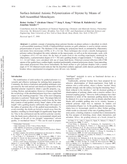 Surface-Initiated Anionic Polymerization of Styrene by Means of Self