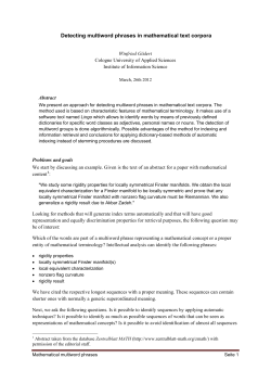 Detecting multiword phrases in mathematical text corpora