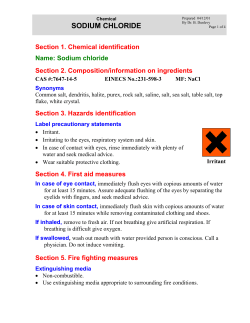 SODIUM CHLORIDE