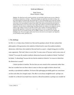 irrelevant influences 022216 final version_for web