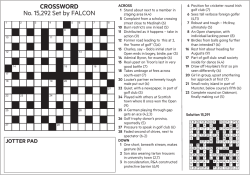 CROSSWORD No. 15,292 Set by FALCON