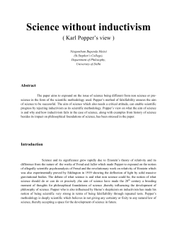 Science without inductivism