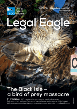 Legal Eagle Newsletter - Issue 73 July 2014