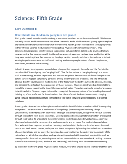 Science: Fifth Grade - Student Portal