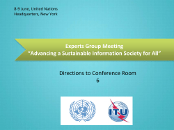 Directions to Conference Room 6