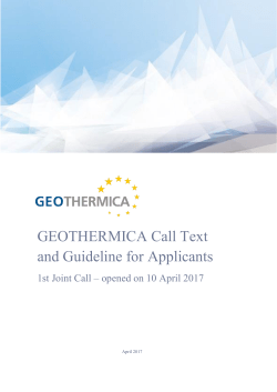 FRONT PAGE - Geothermica