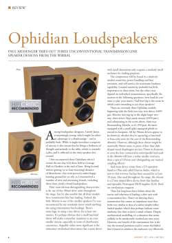 Ophidian Loudspeakers