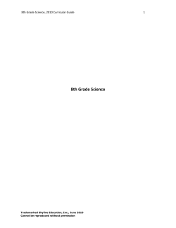 8th Grade Science - Skyline Gila River District