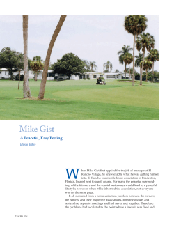 Mi  e Gist - Florida Community Association Professionals