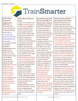 Trainsmarter newsletter January, 2017