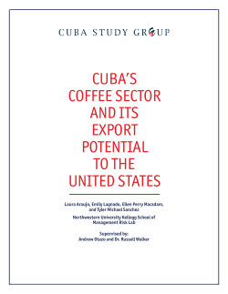 Coffee Sector White Paper