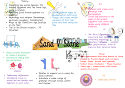 History &bull; Comparing key events between The Ancient Egyptians and