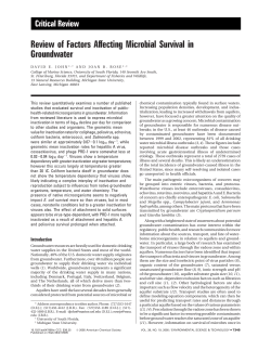 Review of Factors Affecting Microbial Survival in
