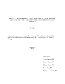 cultural beliefs and attitudes toward health