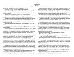 Inspiration by Ben Bova