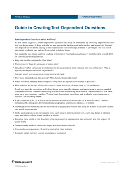 Guide to Creating Text