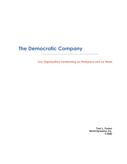 The Democratic Company - United Diversity