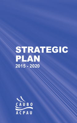 CAUBO`s Strategic Plan 2015-2020