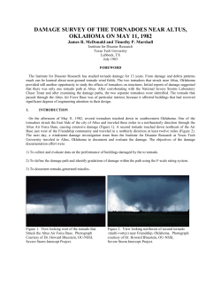 An Engineering Assessment of Structural Damage in the Altus, OK