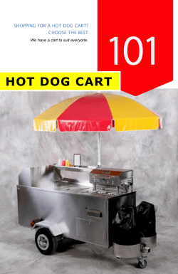 Business Guide - hot dog cart for sale