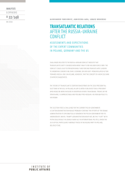 transatlantic relations after the russia-ukraine conflict