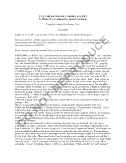 the liberation of carmela lopez
