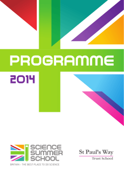 BRITAIN – THE BEST PLACE TO DO SCIENCE