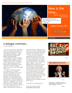 January-February 2014 Newsletter - The University of Tennessee at