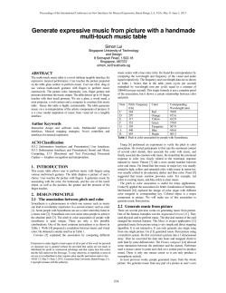 Generate expressive music from picture with a