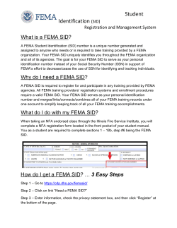 Student Identification (SID) - Illinois Fire Service Institute
