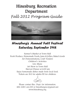 Hinesburg Recreation Department