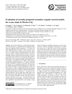 Evaluation of recently-proposed secondary organic aerosol models