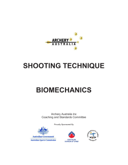 Shooting Technique and Biomechanics