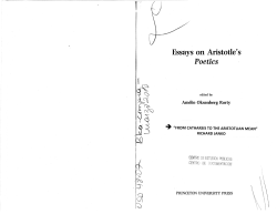 Essays on Aristotle`s - U