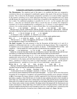 Comparative and Equative Correlatives as Anaphora to Differentials
