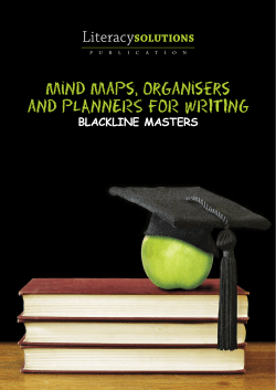 Mind Maps, Organisers and Planners for Writing