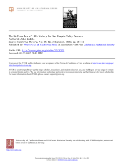 The No Fence Law of 1874 - Priscilla Solis Ybarra, Ph.D.