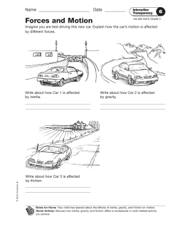 Interactive Transparency 6: Forces and Motion