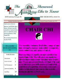 chair chi - Sherwood Assisted Living
