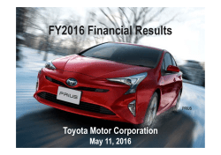 FY2016 Financial Results