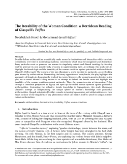 Full Text PDF - The Rupkatha Journal on Interdisciplinary Studies in