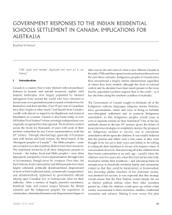 Morse, Bradford W --- "Government Responses to the Indian