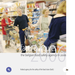 the belgian food safety agency in 2006
