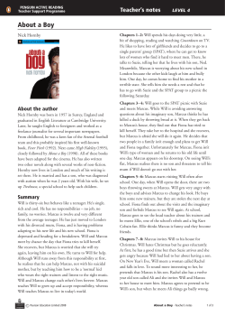 About a Boy - Penguin Readers