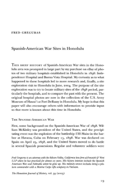 Spanish-American War Sites in Honolulu