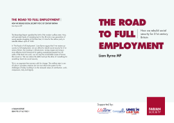 The Road to Full Employment