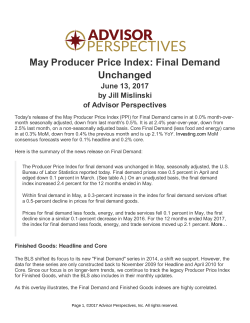 April Producer Price Index: Final Demand Up 0.5%