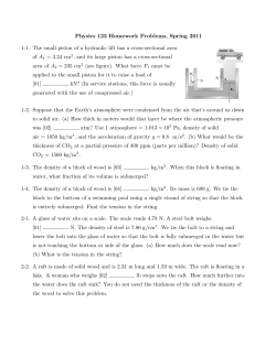 Physics 123 Homework Problems, Spring 2011 1