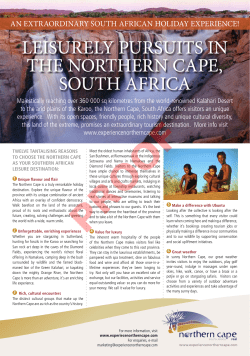 Experience Northern Cape