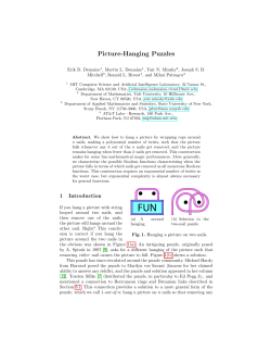 Picture-Hanging Puzzles